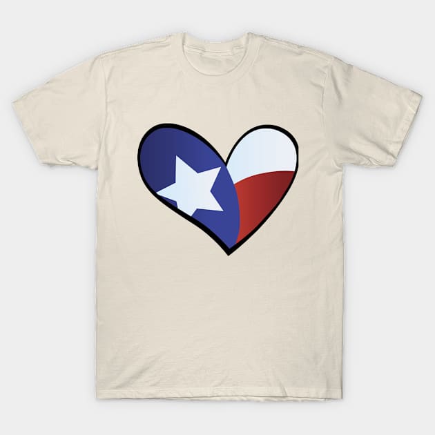 Texas - Deep in My Heart T-Shirt by JimPrichard